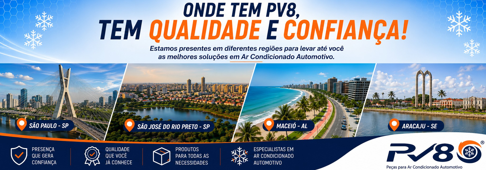 Nossas Unidades — SP, AL e SE
